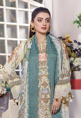 Adan Libas Luxury Lawn Embroidered Series by Fatima Ammad -ALFM-09